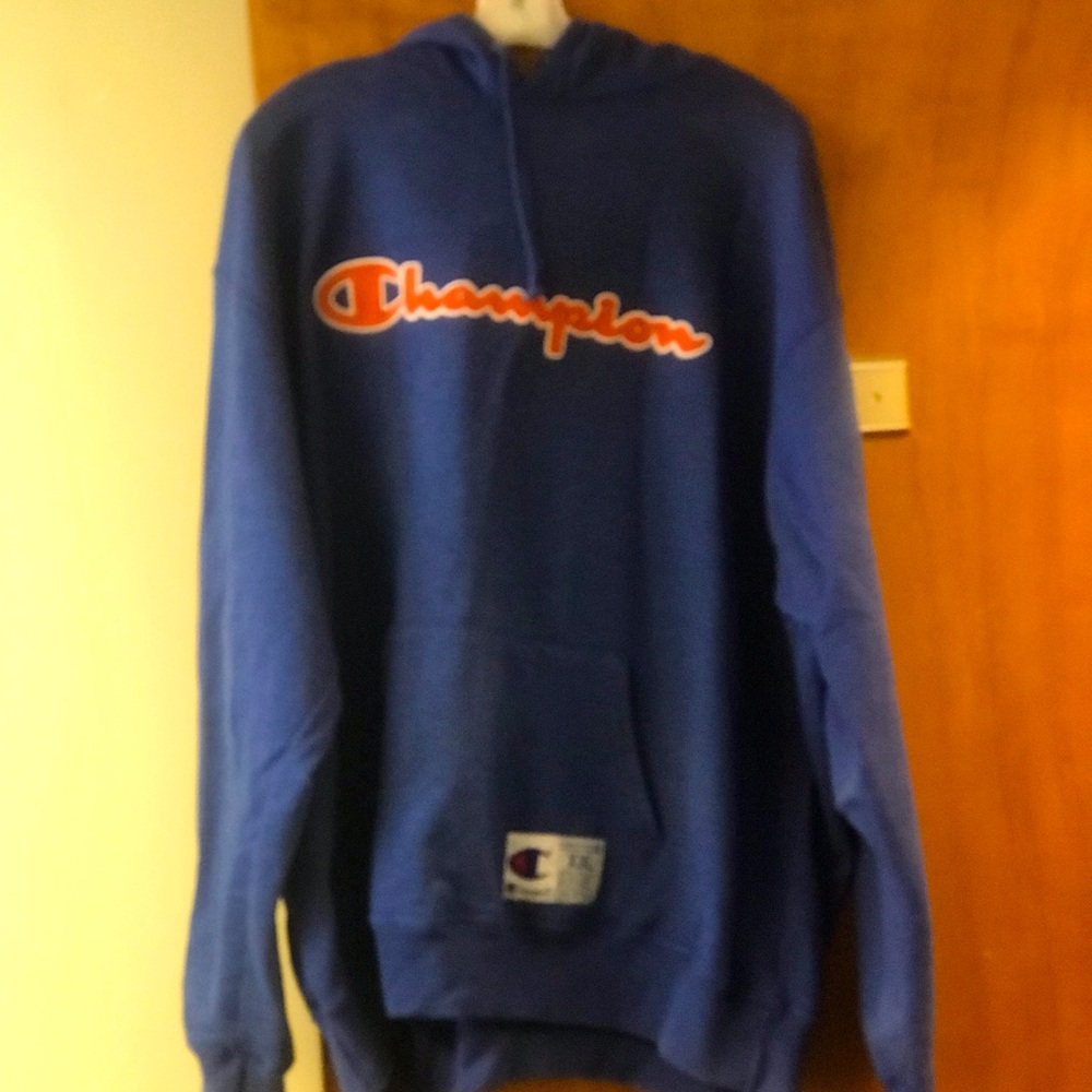 Champion Blue Hoodie - Size XXL